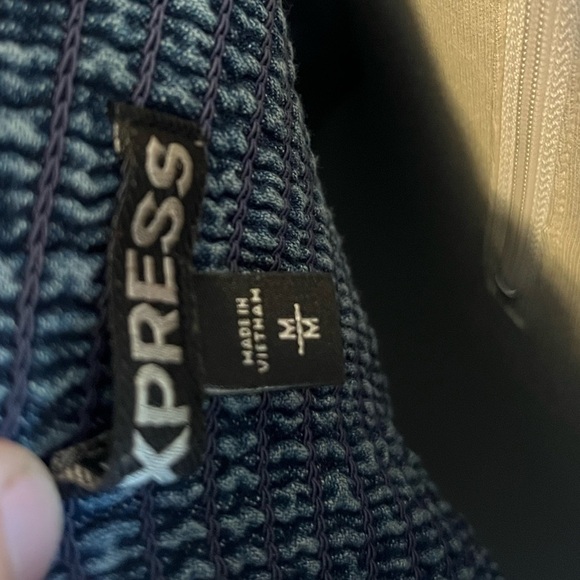 Express Blue Denim Cotton Dress size medium - Picture 6 of 7